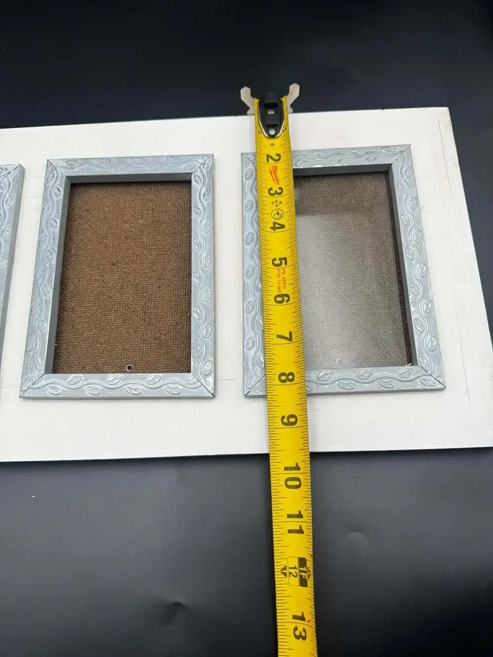 Triple Opening Decorative Wall Picture Frame 18 x 8 Inches